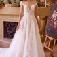 Andrea & Leo WL038 Dress Long Cap Sleeve Bridal Gown