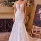 Andrea & Leo WL051 Dress Fitted Lace Wedding Mermaid Gown