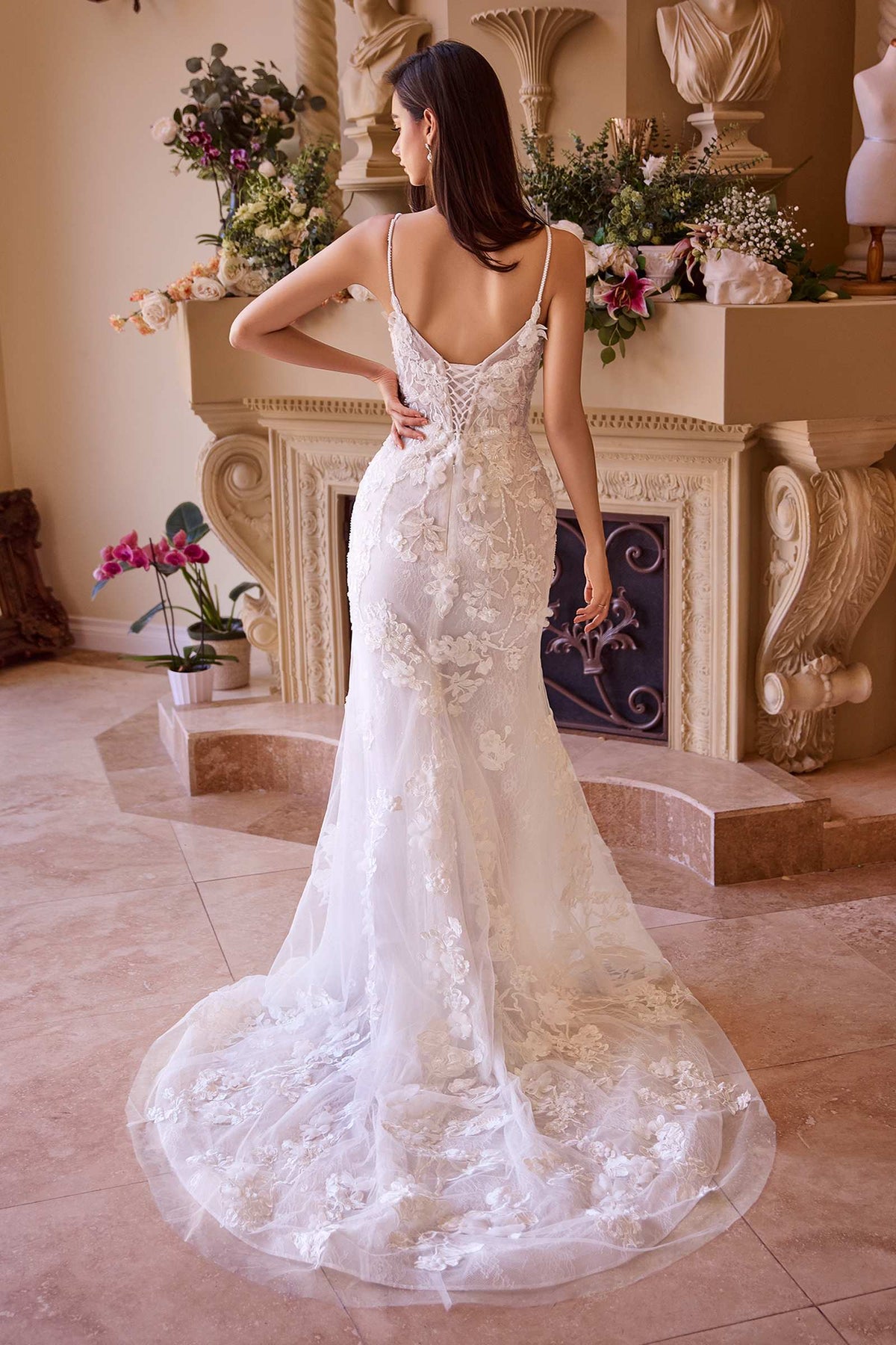 Andrea & Leo WL053 Vestido de novia ajustado de encaje