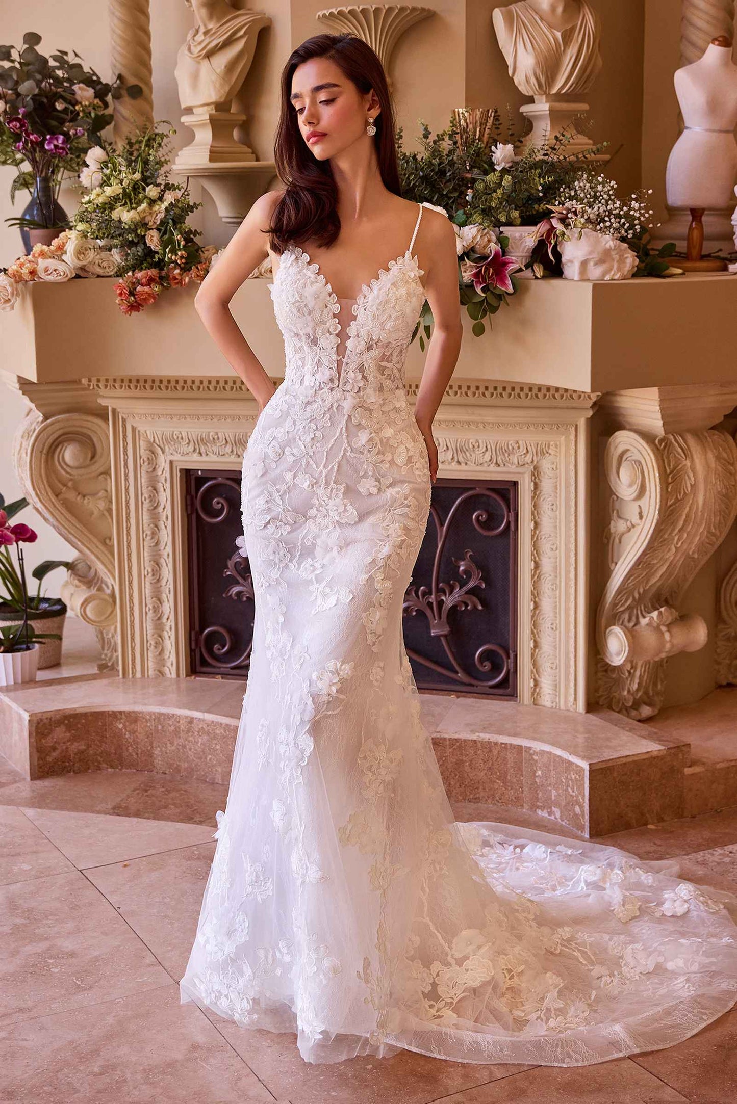 Andrea & Leo WL053 Vestido de novia ajustado de encaje