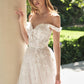 Andrea & Leo WL057 Vestido de novia corte A con hombros descubiertos