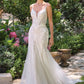 Vestido de Novia con Ilusión Profunda Estilo Corte Sirena Andrea & Leo WL066