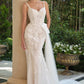 Andrea & Leo WL068 Fitted Sweetheart Embroidered Lace Mermaid Dress