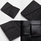 Faux Leather Weave Card Holder Wallet