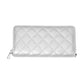 Quilted Faux Leather Long Wallet