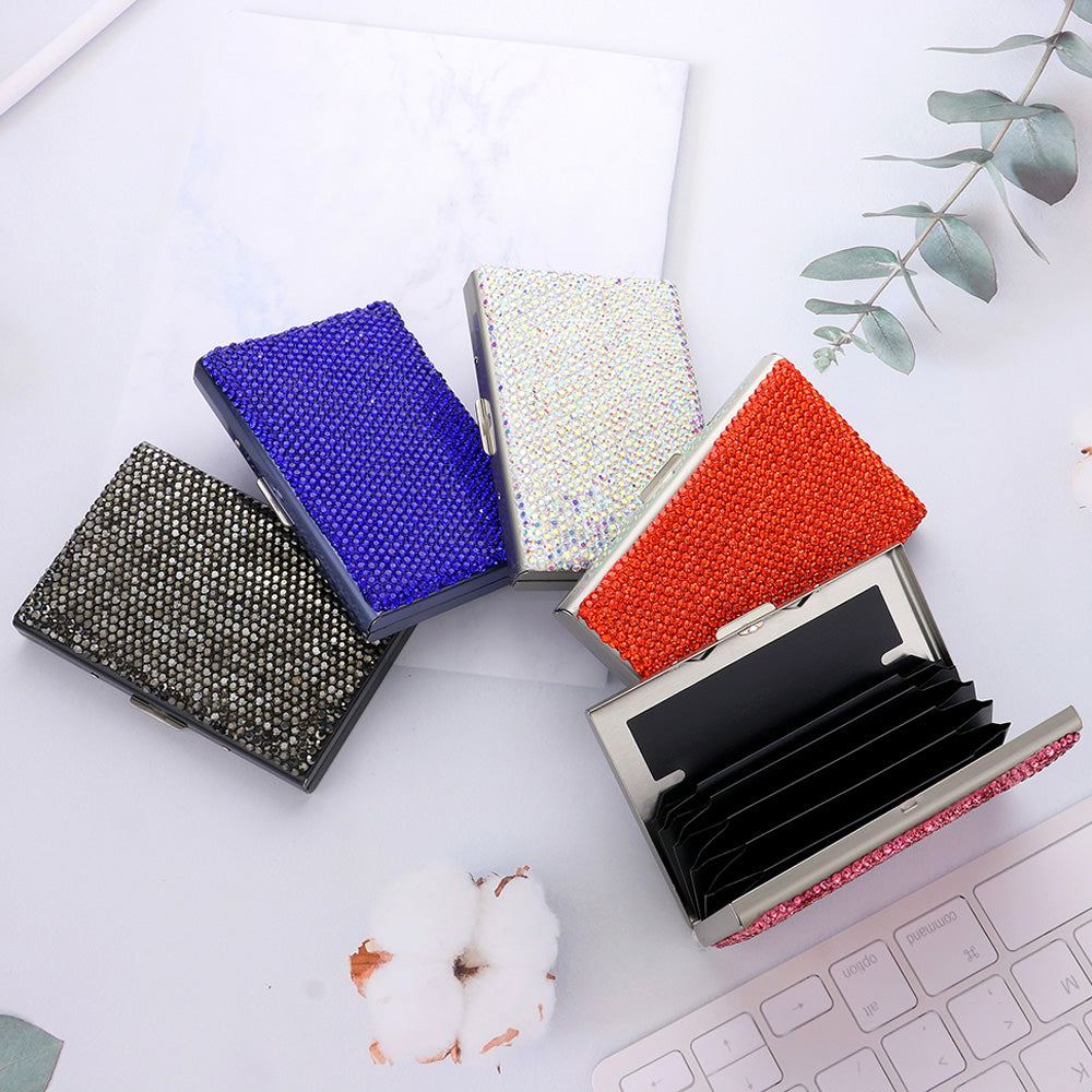 Bling Studded Card Case