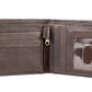 Sakkas Men's Bi-Fold Leather Wallet with 2 Size ID Card Slots - Comes in a Gift bag