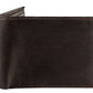 Sakkas Men's Bi-Fold Leather Wallet with 2 Size ID Card Slots - Comes in a Gift bag