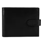 Sakkas Bifold Press Stud Mens Leather Wallet With Gift Bag