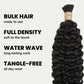 Cabello humano 100% virgen para trenzar Water Wave