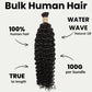 Cabello humano 100% virgen para trenzar Water Wave