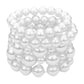 5PCS Pearl Strand Stretch Bracelets