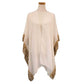 Animal Border Chiffon Kimono Poncho