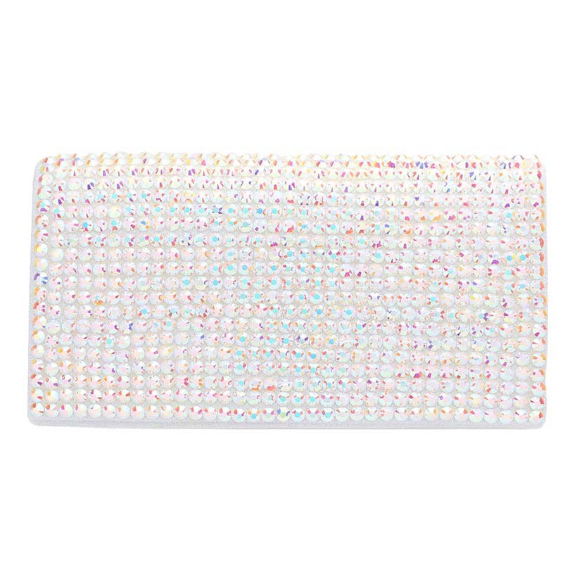 Bling Studded Evening Clutch Crossbody Bag
