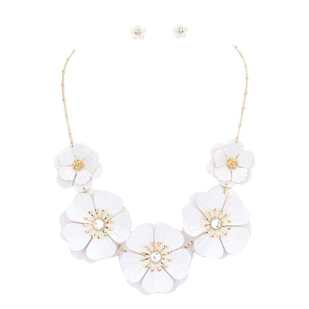 Bloom Flower Link Necklace