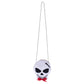 Bow Pointed Halloween Skull Beaded Mini Crossbody Bag