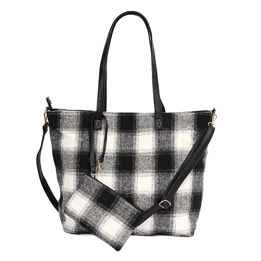 Buffalo Check Weekend Tote Bag