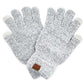 C.C Solid Boucle Gloves