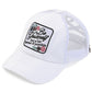 C.C BE YOURSELF Patch Criss-cross Pony Cap