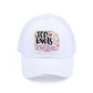 C.C DISTRESSED TOP KNOTS AND COFFEE PATCH PONYCAP