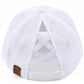 C.C RUNS ON COFFEE Patch Criss Cross Pony Cap
