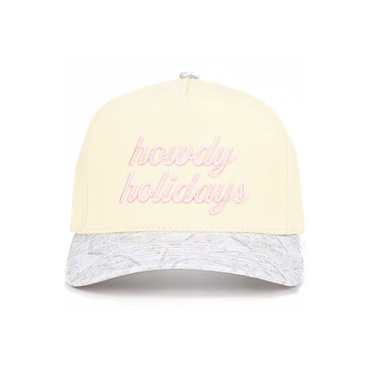 C.C HOWDY HOLIDAYS Letter Embroidered Christmas Theme Trucker Hat Baseball Cap