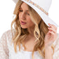 Confetti Braided Chain Band Summer Straw Hat