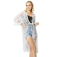 Dream Catcher Lace Long Cover Up Kimono Poncho
