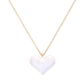 Enamel Heart Pendant Necklace