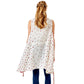 Flower Pattern Print Cover Up Vest