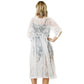 Flower Vintage Lace Long Cover Up Kimono Poncho