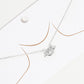 Gold Dipped Knotted Heart Pendant Necklace