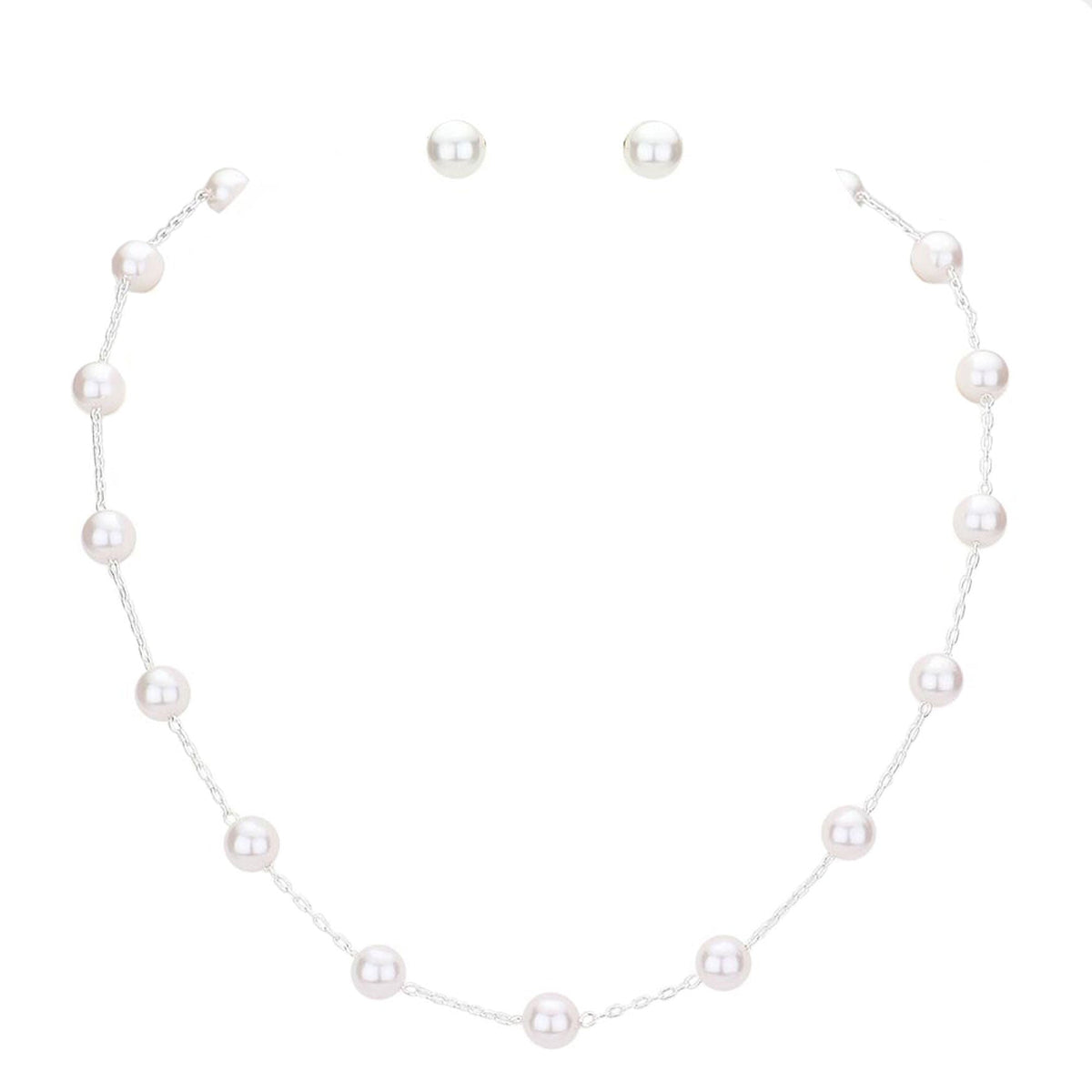 Metal Station Necklace