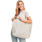 Metallic Whale Beach Tote Bag