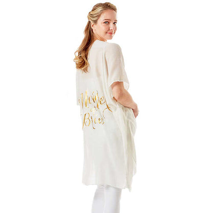 Mother of Bride Cover Up Kimono Poncho
