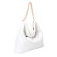 Padded Adjustable Metal Strap Shoulder Bag