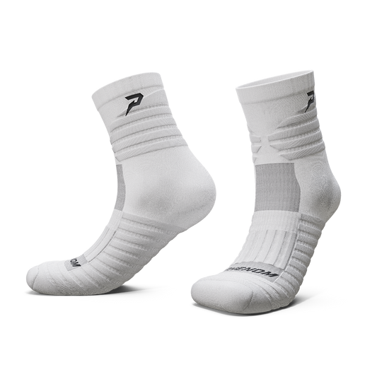 Calcetines acolchados de un cuarto Phenom Elite 'Quantum Knit' - Colores de equipo