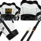 Solid Faux Leather Transparent Bucket Bag