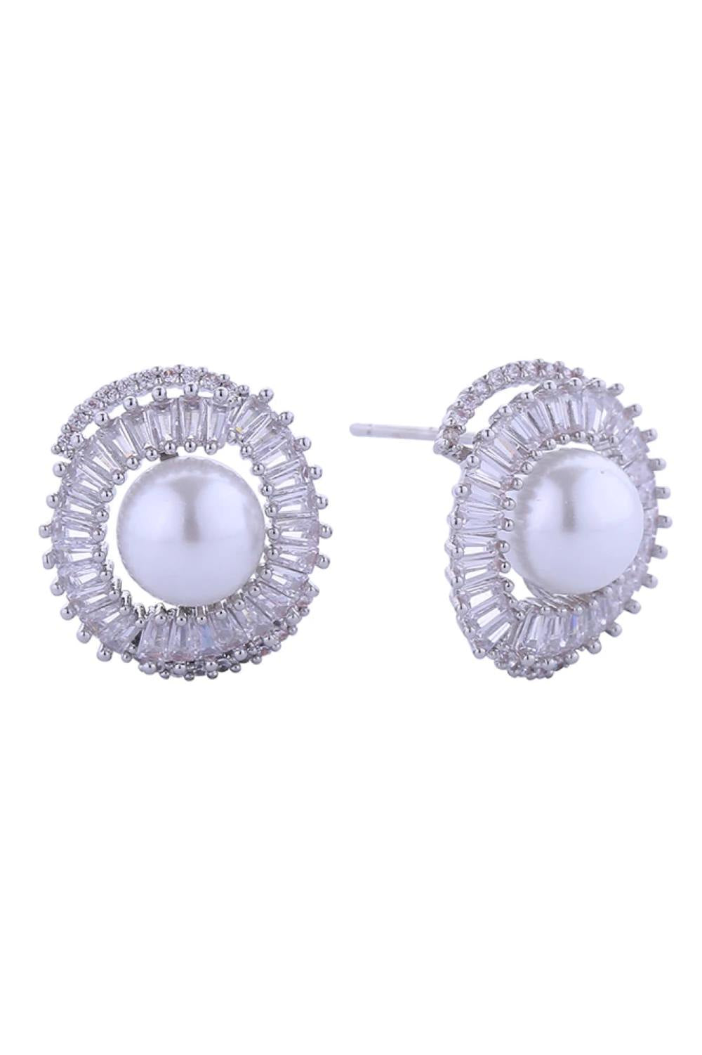14K Brilliance Pearl Post Earrings