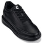 CALTO - X1646 - 2.8 Inches Taller (Pitch Black) - Lightweight Sneakers