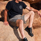 CALTO - X1646 - 2.8 Inches Taller (Pitch Black) - Lightweight Sneakers