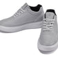 CALTO - X1648 - 2.8 Inches Taller (Pewter Grey) - Lightweight Sneakers