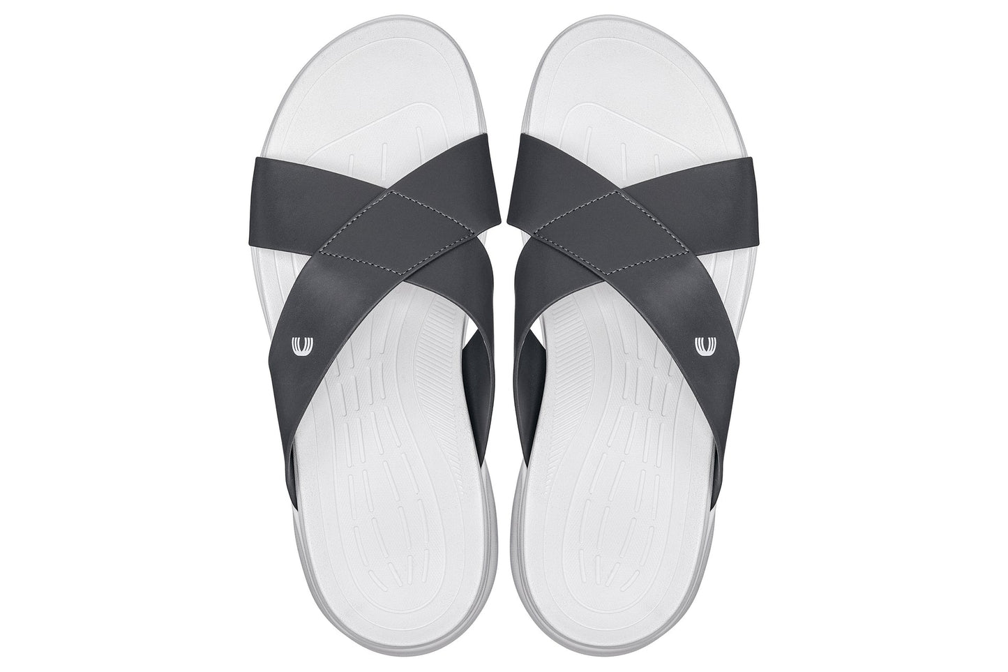CALTO - X1654 - 2 Inches Taller (White/Matte Steel Grey)