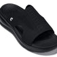CALTO - X1657 - 2 Inches Taller (Black/Knitted Black)