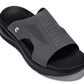 CALTO - X1658 - 2 Inches Taller (Black/Knitted Dark Gray)