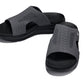 CALTO - X1658 - 2 Inches Taller (Black/Knitted Dark Gray)