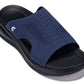 CALTO - X1659 - 2 Inches Taller (Black/Knitted Navy)
