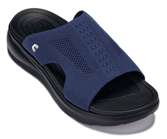 CALTO - X1659 - 2 pulgadas más alto (Negro/Azul marino de punto)