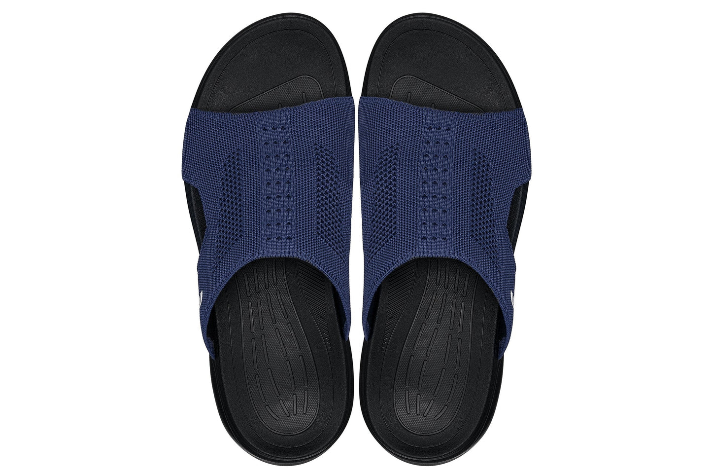 CALTO - X1659 - 2 Inches Taller (Black/Knitted Navy)