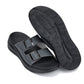 CALTO - X1661 - 2 Inches Taller (Iron Grey Buckle) - Dual Adjustable Buckle Sandals